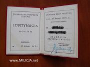 Legitymacja Brązowy Krzyż Zasługi